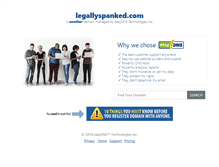 Tablet Screenshot of legallyspanked.com